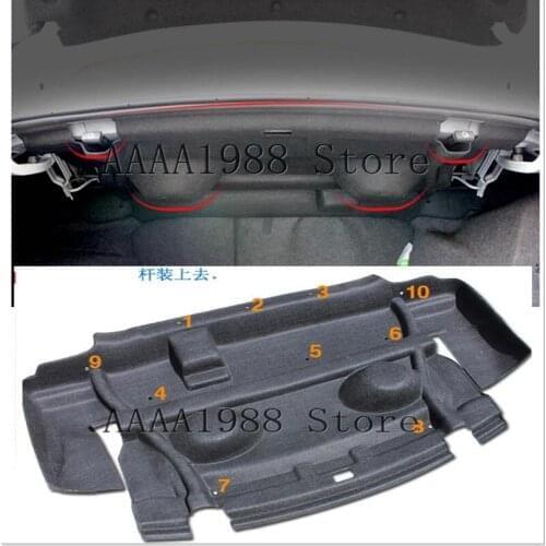 2016 2017 2018 2019 2020 2021 for Chevrolet Malibu Car Styling Car Trunk Soundproof Cotton Mat Sticker Protection 1Pcs/Set