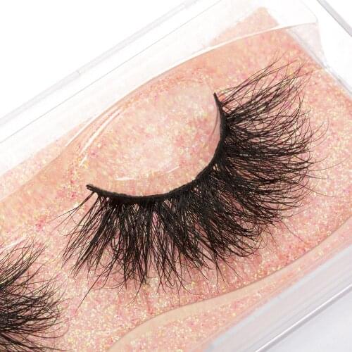 25mm Lashes Mink Eyelashes Real Mink Hair Fluffy Messy Soft Natural Lashes Makeup 3d Mink Lashes