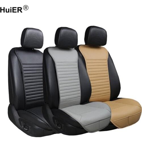 3 Colors Car Seat Cushions Artificial Leather Breathable Perforation Summer Car Seat Covers Universal Auto Chair Pad Car Styling