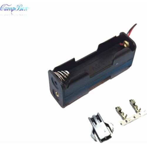 50Pcs 2xAA Back-Back Battery Case Holder Socket Wire Junction Boxes With 15cm Wires, SM2.54 Header and Crimps