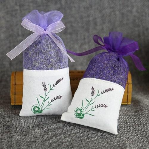 500pcs Empty Sachet Bags Portable Flower Printing Beautiful Lavender Fragrance Sachet Bag for Seeds Dry Flowers Storage NO44