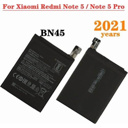 Redmi Note 5 Pro Battery For Xiaomi Redmi Redrice Hongmi Note 5 Phone Battery BN45 4000mAh High Capacity Replacement Batteries