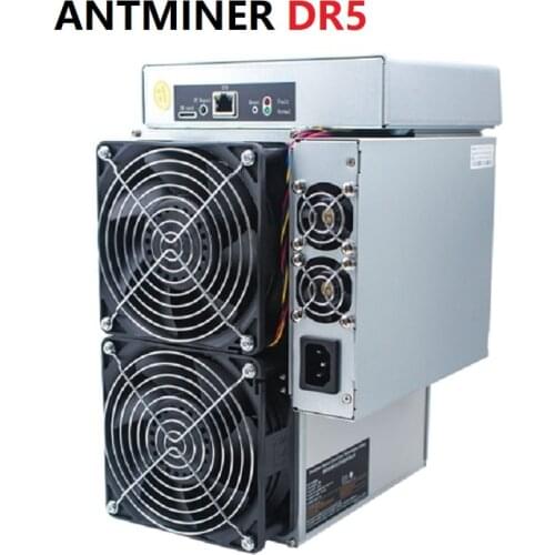 Antminer DR5 34TH/S 1800W Bitmain Asic Miner For Mining Bitmain Mining DR5 Blake256R14 Algorithm For DCR
