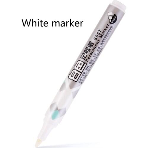White Marker Pen Paint Oil Car Tire Marker Pen Waterproof Paint Marker Graffiti Pen