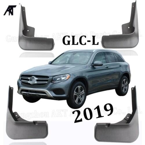 Mudguard Mud Flaps Splash Guard Fender For Mercedes Benz GLC-L 2019 Black Mud Flaps