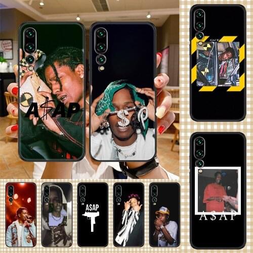 Rapper Asap rocky Phone case For Huawei P Mate P10 P20 P30 P40 10 20 Smart Z Pro Lite 2019 black painting bumper pretty hoesjes