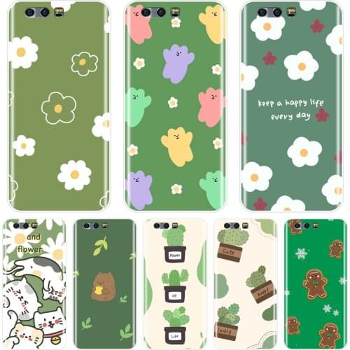 Flower Daisy Back Cover For Huawei Honor 7 8 9 10 Lite 7S 7X 7A 7C Pro Silicone Phone Case For Huawei Honor 8X MAX 10 9 8 7 Case