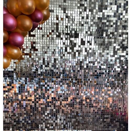 6450pcs Shimmer Sequin for Sequin Panel Wall Decoration Decorative Wedding 3d Backdrop Shimer Square Round Party Photo Shiny