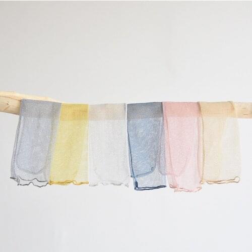 Childrens socks ultra-thin mesh baby socks ice silk baby socks summer without heels Korean 0-8 year old student socks