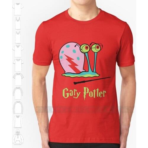 Gary Potter Custom Design Print For Men Women Cotton New Cool Tee T shirt Big Size 6xl Gary Snail Squarepants Wand