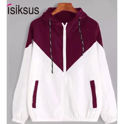 Isiksus Black Windbreak Jacket Women Long Sleeve Hooded Coats Spring Autumn Casual Basic Jackets Plus Size 4xl for Women WJ017