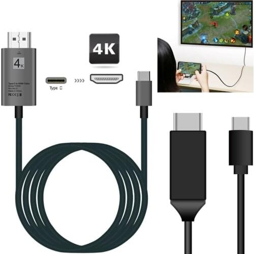 Type C Cable to TV Projector HDTV Video Adapter Converter for Macbook ASUS Computer Samsung S20 Note20 HUAWEI P40 Android Phone