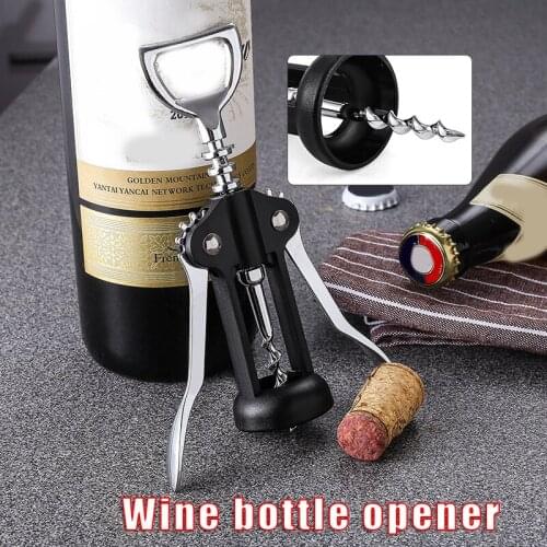 Creative Aluminum Alloy Wine Opener Multifunctional Ergonomic Classic Corkscrew for Home Bar Restaurant JW