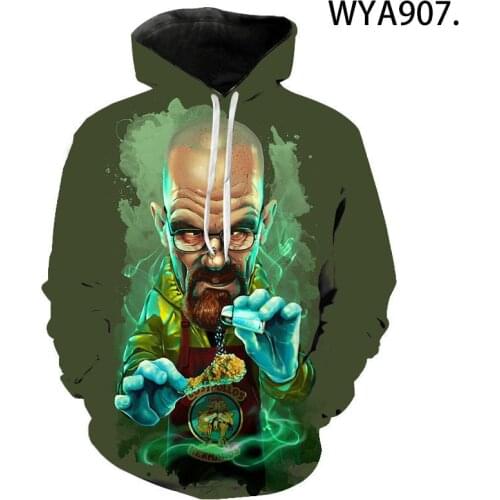 Breaking Bad TV Series Men Hoodies Women Hooded Sweatshirt Heisenberg Fashion Pullover Sport Casual Hoodie Hip Hop Tops Clothing