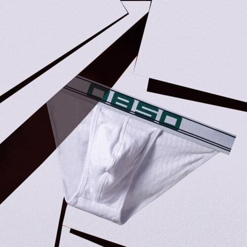 0850 Briefs Males Sexy Trend Solid Hollow Boys Underpants Relaese Nature Cotton BreathableThread Uneven Weave Mens Underwear