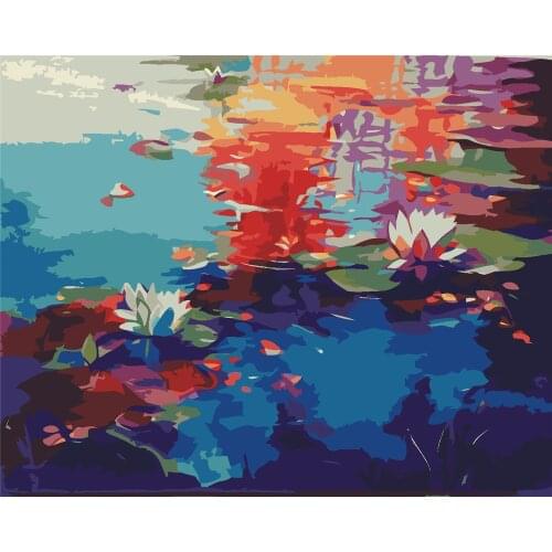 Immortality Frame Diy Painting By Numbers Flowers Acrylic Paint By Number Kits Oil Paint By Numbers For Home Decors Gift