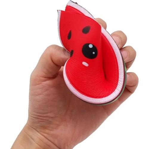 Fidget Toys Baby Gift Cute Red Watermelon Pattern Kids Squeeze Antistress Fidget Toy 1Pcs PU Adult Stress Relief Hand Game