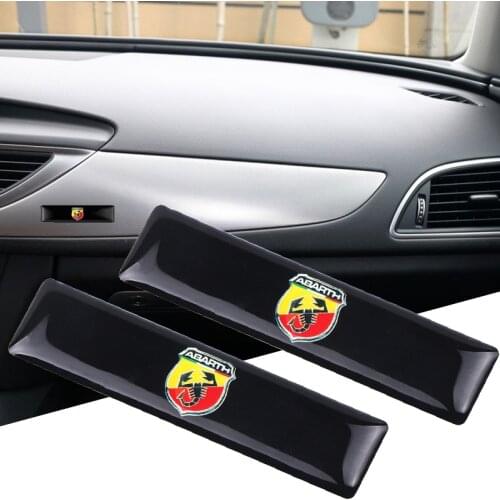 4Pcs/Lot New 3D Scorpion Emblem Car Adhesive Badge Decal Sticker for Fiat 500 Punto Bravo Stilo Panda Abarth 500 Logo Stickers