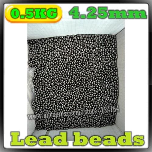 0.5kg 4.25mm Diameter Slingshot Solid Lead Balls Sling Shot Shooting Hunting 4.25 Bow Arrow Compound Bow Catapult Hitting Ammo
