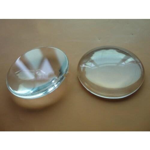 6 To 50.8mm Diameter Stepless Optical Glass Convex Lens Diy Projection Light Focusing and Focusing LED Plano Convex Lens