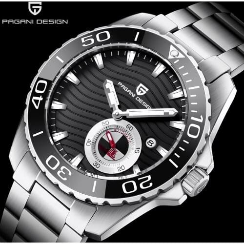 PAGANI DESIGN Men Mechanical Watch Top Brand Luxury Automatic Watch Man Stainless Steel Waterproof Watch Men Relogio Masculino