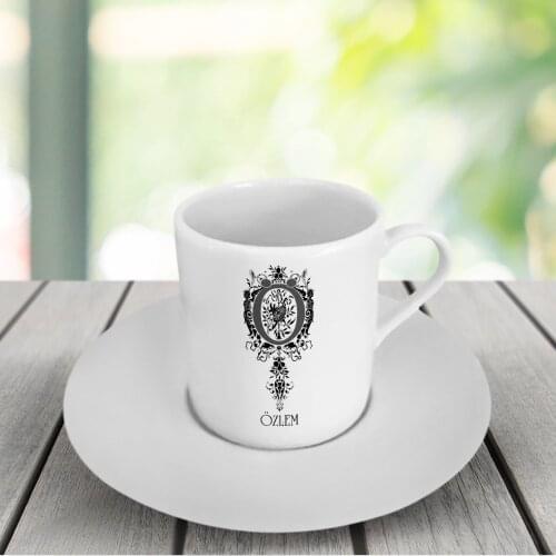 Personalized HE Letter Turkish coffee Cup (Model 1)