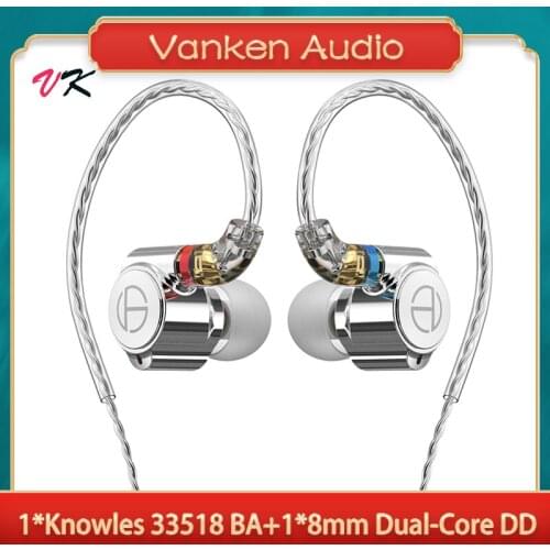 TRN TA1 high quality in-ear Wired Knowles 1BA+1DD HiFi Hybird Driver Monitor MMCX connectors Expensive Soundstage Earphone
