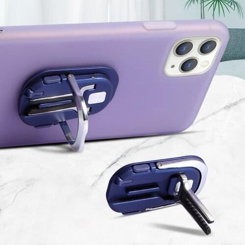 Self-Adhesive Mobile Phone Finger Ring Bracket 360 Degree Universal Car Air Vent GPS Holder Stand Mount