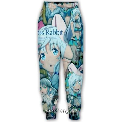 Xinchenyuan New Men/Women Anime Ordinary profession makes the worlds strongest 3D Printed Casual Pants Fashion Trousers F69