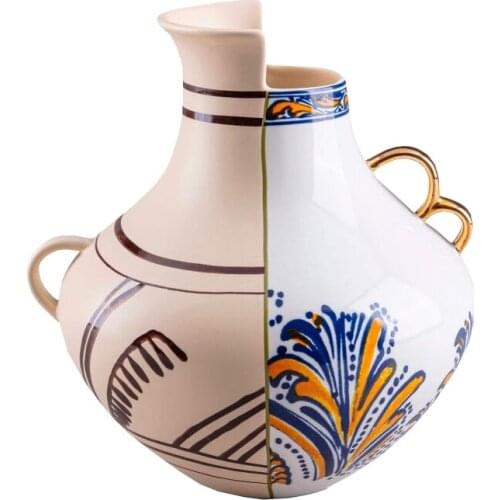 TT Chinese-Western Ceramic Vase Living Room Hallway Decoration Light Luxury Decoration