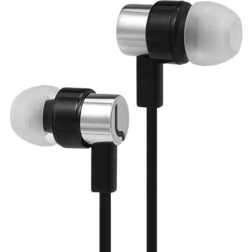 Universal 3.5mm Wired Headphones In-Ear Soft Silicone Earbuds Noise Headset Music Earphones for PC Laptop Tablet Smartphone