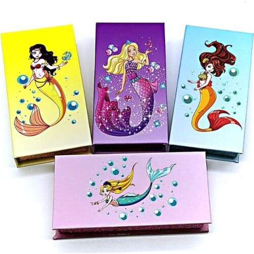 Packing box for eyelash blank eyelashes package Multicolor boxes Custom Logo on Eyelashes packing box makeup blank cases