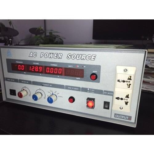 High Precision AC Power High Voltage Inverter 1000VA Variable Frequency 1000W AC Power Source Supply Conversion PS6101