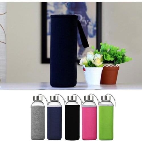 1pc Sport Water Bottle Cover Neoprene Insulator Sleeve Bag Case Pouch For 550ML Portable Vacuum Cup Set Cup Accessories