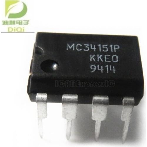 10pcs/lot DIP MC34151 MC34151P DIP-8 package bridge driver IC MOSFET Driver In Stock