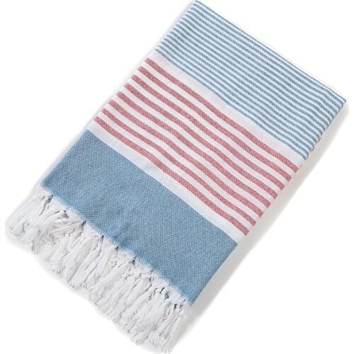 100% Cotton Turkish Worship Towels Coast Beach Surfing Rugs Women Headwear Manta Outerwear 100*180 Cm