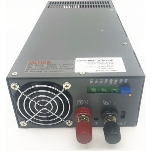 1500W 2000w Switching Power Supply AC to DC 0-12v 24v 36v 48v 60v 72v 8 72V 80v 90v 110v 220v voltage current adjustable