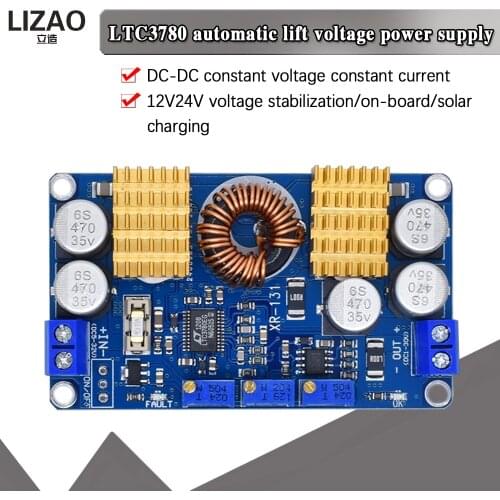 LTC3780 DC-DC 5-32V to 1V-30V 10A Automatic Step Up Down Regulator Charging Module Power supply module