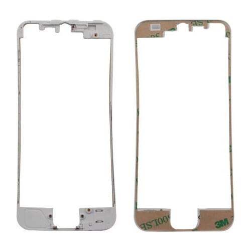 White Frame Digitizer Frame for Iphone 5 with adhesive