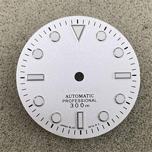 Sand White for Nh35/Nh36/4R36 watch dial Luminous Womens watches 29mm watches mens 2020 watch dial Repair Part