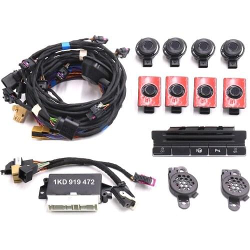 For Tiguan 5N Upgrade MIB Park Pilot Front and Rear 8 Sensor 8K Parking PDC OPS