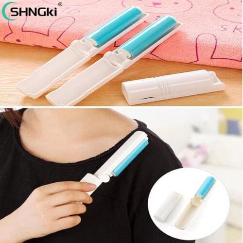 Quality Travel Portable Washable Lint Sticking Roller Hair Dust Remover Clothes Folding Manual Lint Rollers Brushes Random Color