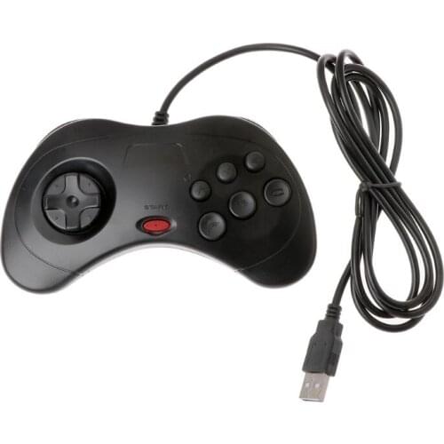 USB Classic Gamepad Controller Wired Game Controller Joypad for sega Saturn PC N7MC