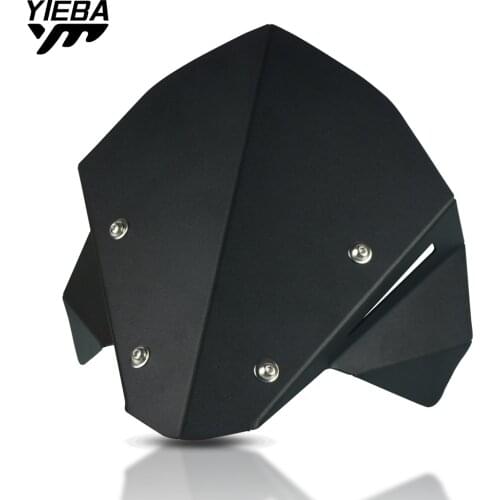 Aluminum Motorcycle Accessories Windshield Wind Screen Extention Black For Honda CB650R Neo Sports Cafe Radiator Guard 2019 2020