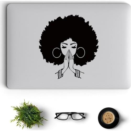 Peace Praying Girl Laptop Sticker for 11 12 13 14 15 inch Macbook Decal Pro 16" Air Retina Mac Book Skin Vinyl Notebook Sticker