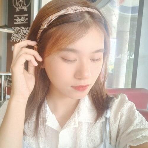 New Portable Folding Outdoor Start With Bundled Hairpin Female Hair Hole With Tooth Non-Slip Headband Fashion Hair Accessory