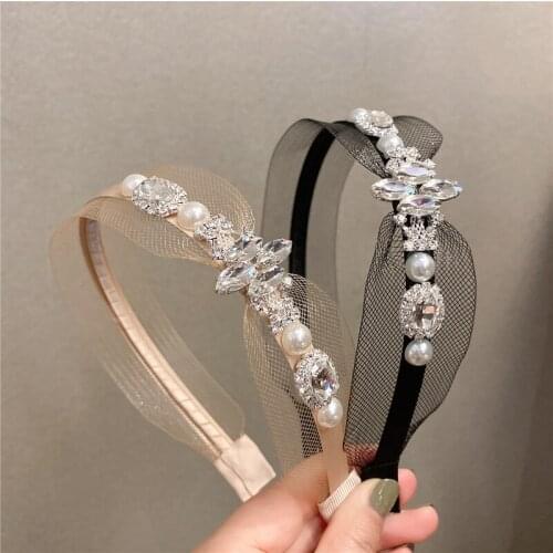 Baroque High grade colorful pearls Hair Hoop Headband Hairband for Women Girls elegant sweet Hair Band Hair Accessories