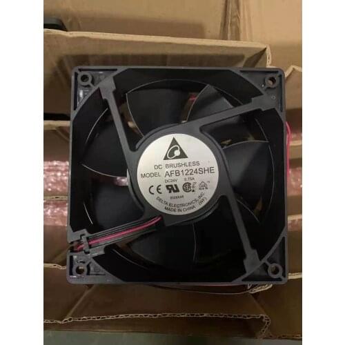 Delta Electronics AFB1224SHE Server Cooling Fan DC 24V 0.75A 120x120x38mm