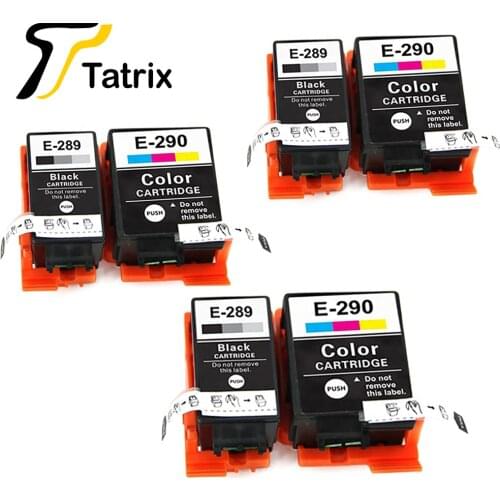 Tatrix 3 set T289 T290 China Premium Color Compatible Inkjet Printer Cartridge for Epson WorkForce WF-100