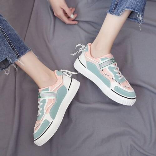 Summer new color matching shoes women spring and summer wild breathable tide shoes canvas students 2020 foreign air shoes Z649
